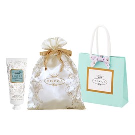 TOCCA Hand Cream, Bianca Scent, 1.4 fl oz (40 ml), Drawstring & Shopper Included, Hand Moisturizing, Gift, Handbag, Fresh Scent with Slightly Sweetness