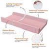 JVEOO Vegan Leather Baby Changing Pad, Waterproof & Wipeable Soft