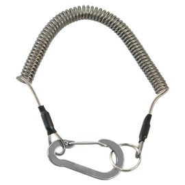 Coiled Lanyard, Retractable Fishing Pole Tether, Heavy Duty Fishing Rope, Anti Lost Lanyard for Fishing, Hiking, Camping