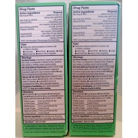 Hyland's Kids Cold and Cough DAYTIME 2-12 yrs 4fl oz LOT of 2