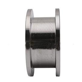 feedal Heavy Duty 2" 304 Stainless Steel Sliding Gate Rollers Wheel Bearings H Groove Pulley Runner Rigid Swivel Castor for Lifting Swing Gates Sliding Gate (H Groove, 68mm)