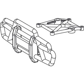 JAMARA jamara505089 Oben vorne Fender für Tiger Monster Truck