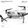 WRAPGRADE Main Device Skin Compatible with DJI Mavic2 (Airforce Silver)