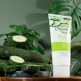 Altipia 세안전용 촉촉한보습 풍부한수분 오이 클렌징폼 180g Cleansing Foam with Moisturizing Cucumber for Face Wash 180g