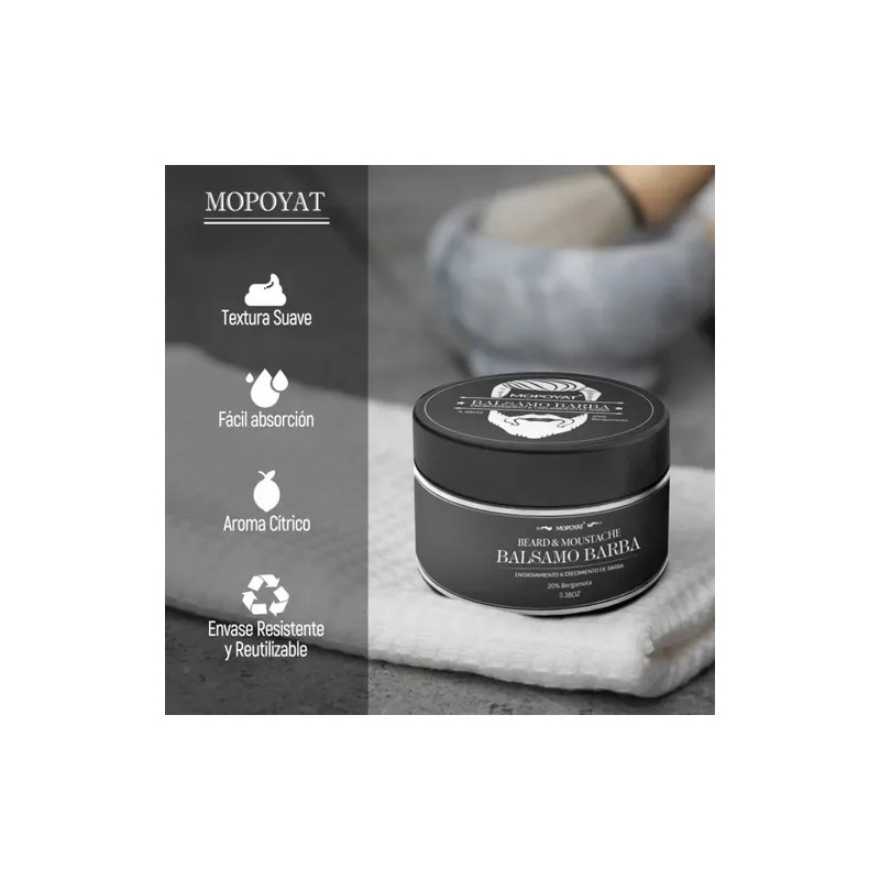 Mopoyat Crema Para Crecimiento Barba Una Concentración 20%