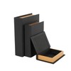 Deco 79 Faux Leather Decorative Box Book Shaped Book Shaped