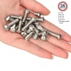 Noosverl 25pcs 1/4 inch Screws Camera Screws Converter Hex Threaded