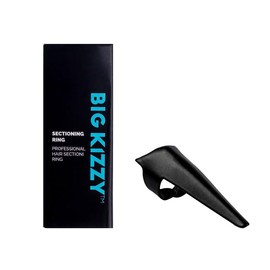Big Kizzy Sectioning Ring - adjustable metal ring to easily section and separate hair for perfect extension, hair piece, or braid installation