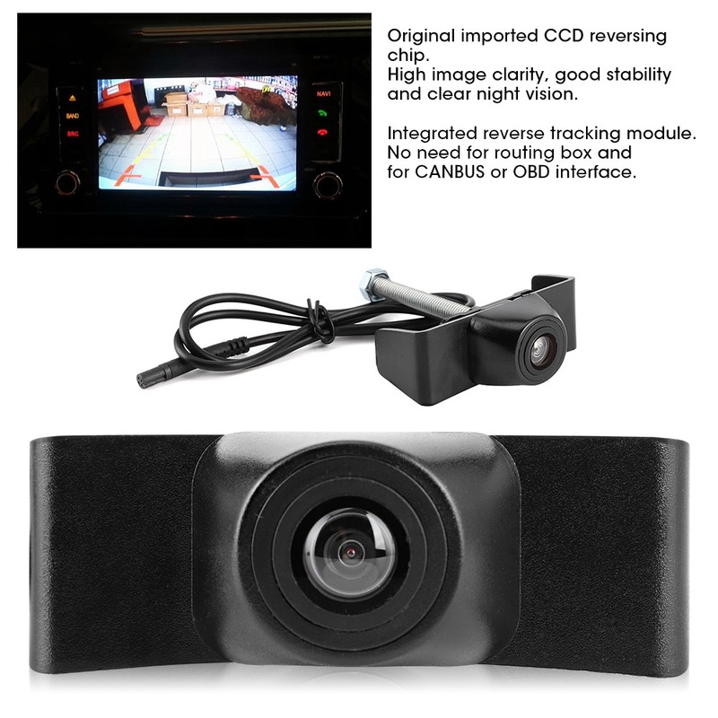 IP67 Waterproof Front View Camera Night Vision Parking Assistance Fits