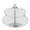 Fruit Tray Stainless Steel 2 Layers Multifunctional Durable Self Service