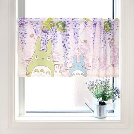 My Neighbor Totoro Cafe Curtain Tapestry Width 47.2 x Length 18.5 inches (120 x 47 cm) Wisteria Totoro 11285
