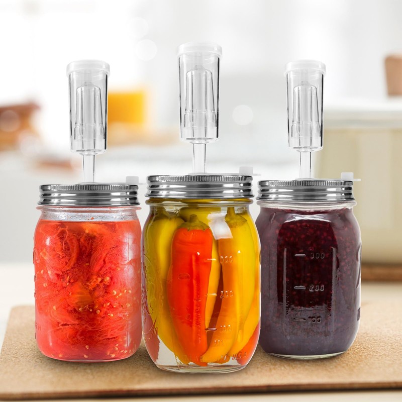 Artcome 32 PC Fermenting Airlock Lids Kit Set - Fermentation