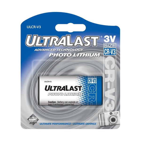 Ultralast UL-CRV3 CRV3 Lithium Battery Retail Pack