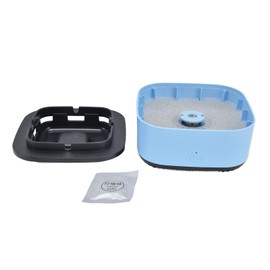 Ashtray Purifier Smokeless Multi Functional Battery Powered Negative Ion Air Purifier for Home Car OfficeBlue