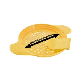 Muxel Spaetzle Sieve and Grater for Small Pots Spätzle Miracle Replacement for Spaetzle Slicer or Press, Yellow