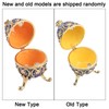 European Style Shiny Artificial Diamond Easter Egg Metal Crafts Jewelry