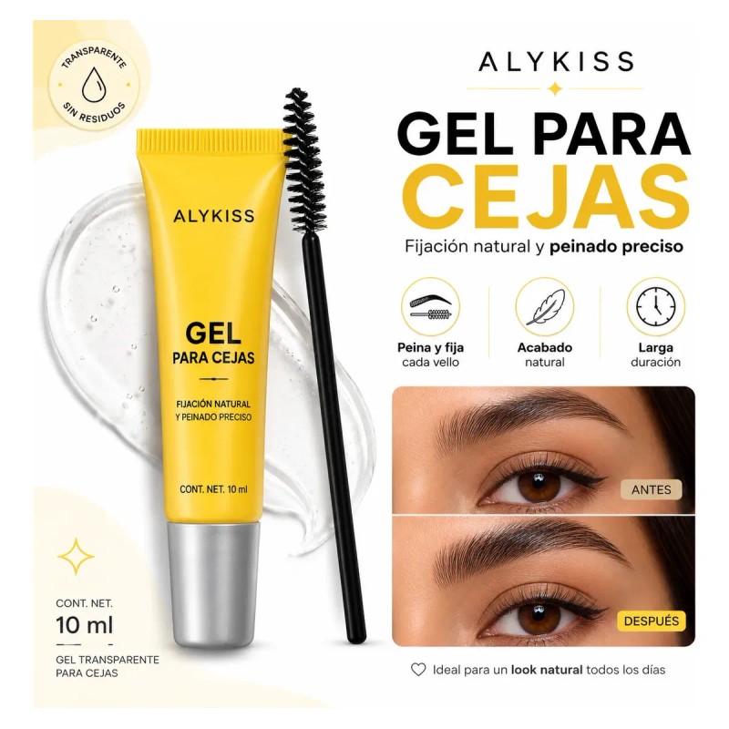 Gel Para Cejas Ceja Guapa Color Transparente Impermeable