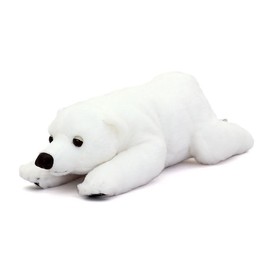 カロラータ ホッキョクグマ ぬいぐるみ (ねそべりシリーズ/やさしい手触り) リアル くま 動物 おもちゃ お人形 ギフト プレゼント 誕生日 (検針2度済み) / クリスマス クリスマスプレゼント