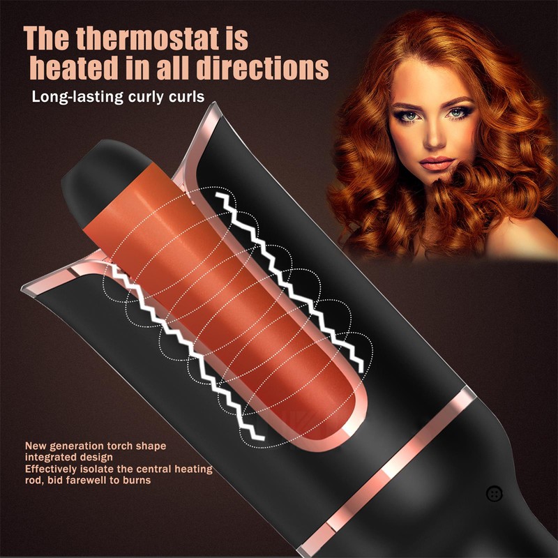 Curling Iron Automatic Curling Iron 4 Adjustable Temperature Hair Curler