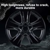 Glossy Black Wheel Skins Compatible with 2019-2024 Toyota RAV4/RAV4 Hybrid