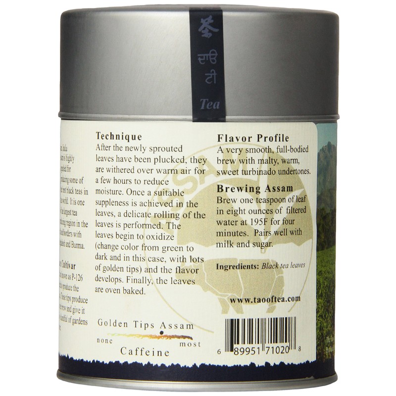 The Tao of Tea, Golden Tips Assam Black Tea, Loose