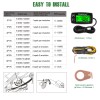 YOOREAL Digital Engine Temperature RPM Gauge Tachometer Hour Meter of