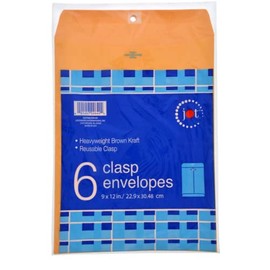 Clasp Envelopes 9 x 12 / 22.9 x 30.48 cm