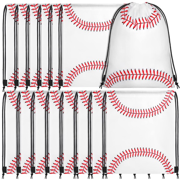 durony 15 bolsas de béisbol con cordón de cordón, mochila