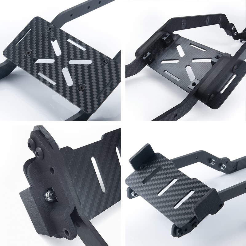MORLORDY RC Carbon Fiber Frame Rails Set Chassis Rails Kit