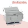 Frjjthchy Bedside Caddy, Bed Organizer with 11 Pockets and Power