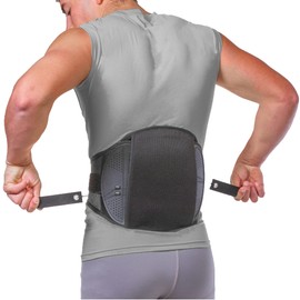 BraceAbility Spondylolisthesis Back Brace - Ankylosing Spondylolysis Lumbar Spine Corset Stabilizer Belt for Pars Defect Lower Back Pain, Anterolisthesis Support, Spinal Fracture Treatment