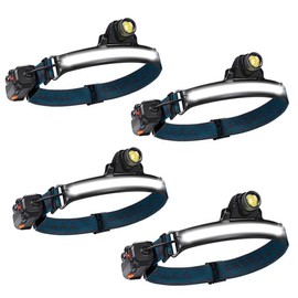 Hokolite 1300 Lumens 230° Wide Beam LED Headlamp Rechargeable Flashlights With Motion Sensor - Specification: 4 Pack