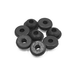 uxcell 8pcs 6mm Hole Diameter Black Rubber Shock Absorber Bushings Universal for Motorcycle