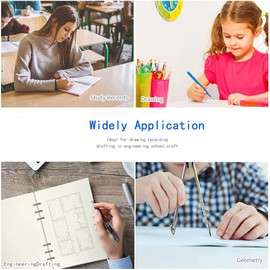 A7 Planner Refill, 3 Pack 135 Sheets/270 Pages Planner Inserts Thick Refillable Paper, 6 Ring Filler Inserts Loose Leaf Paper Cornell Paper Refill for 6 Hole Binder Journal Notebook(4.72'' x 3.34'')