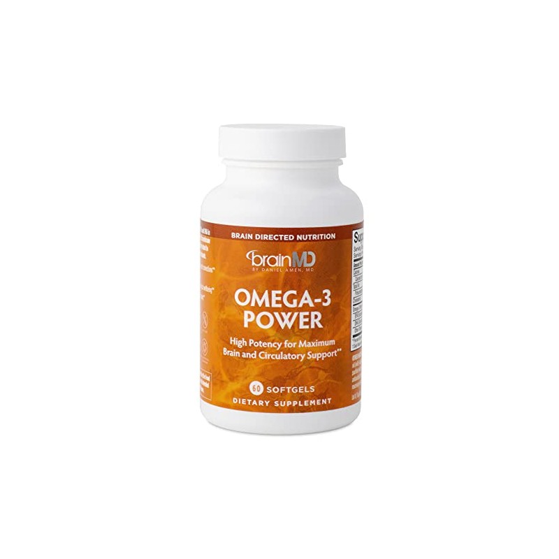 BRAINMD Dr Amen Omega-3 Power - 60 Capsules - Joint