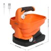 nichro Seed Spreader, USB Rechargeable Handheld Grass Seed Spreader, Fertilizer