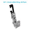 Unbranded 3/4" J-Hook Batwing Mount Route Hanger Network Cable Cord