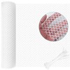 Plastic Mesh Fence Sheet 15.7IN x 10FT - 0.3IN Opening
