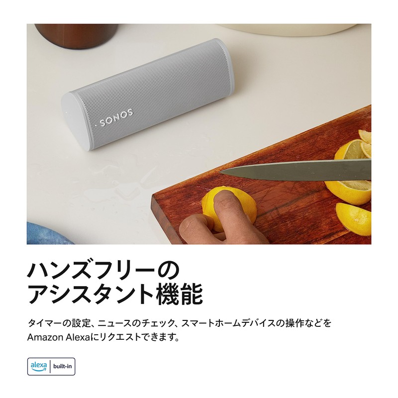 Sonos Roam Portable Speaker Wi-Fi Bluetooth Sunset Orange