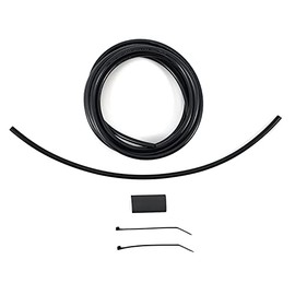 MAX-MOTORSPORTS Universal 4mm ID Carburetor Vent Hose Lines Overflow 10'ft Kit Fits Keihin Mikuni Carb Mx ATV Max-Motorsports (Black) Various UNI10