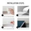AJAZZ self Adhesive Portable 100% Blackout Curtains Simple and Easy