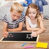 NCCHDZSW Chalkboard with Wooden Frame Sets 2 Pieces 20 x
