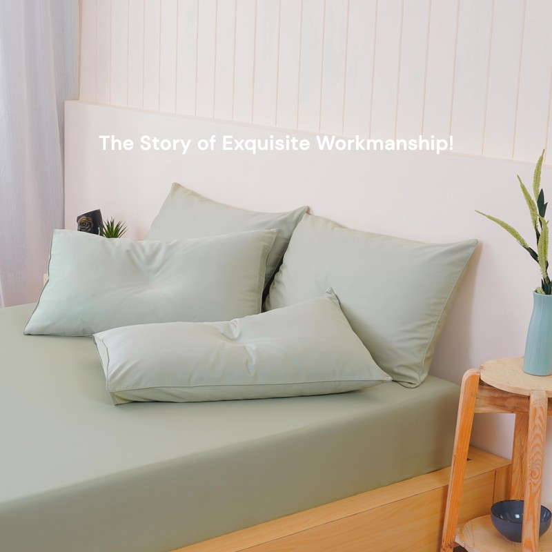 Sheet Story 100% Cotton Pillow Cases 2 Pack - 50x75cm