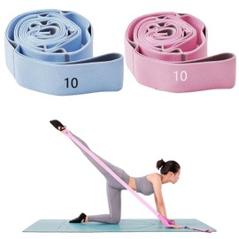 RAZYZOA Ligas de Resistencia para Ejercicio,2 PK Bandas de Resistencia para Ejercicios,Bandas EláSticas de Entrenamiento,Bandas de Ejercicios Adecuadas para Fisioterapia,Modelado Corporal,Fitness