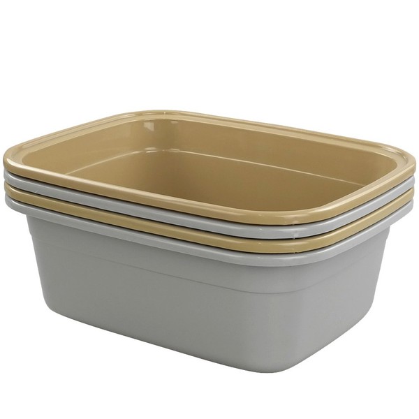 Doryh 12 Quart Dish Pan Basin, 14" x 11" x