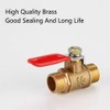 Mini Brass Ball Valve, DN8 1/4" Male Thread to 1/4"
