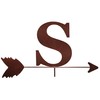 SWEN Products Monogram Letter Weathervane Interchangeable Top Arrow Only