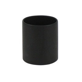 WGV Ceramic Cylinder Vase Width 4" Height 4" Elegant Unique Modern Matte Floral Container Planter Pot Centerpiece for Event Party Wedding Office Home Decor, Smooth Black 1 Piece