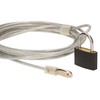 KOTARBAU® Padlock 30 mm with Steel Cable 4 mm x