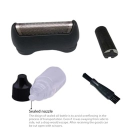 Shaver Head Foil and Cutter for Bra-un 11B Series110 120 130 130S 140 150 150s-1 815 835,150S-1,835,5684,5682 w/Razor Oil and Clean Brush by YTXXDEUS